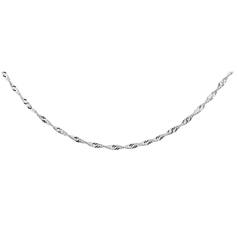 Lantisor argint rodiat 55 cm x 1,2 mm DiAmanti GDSL27R-55cm-DIA (Argint 925‰ 1,6 g.)